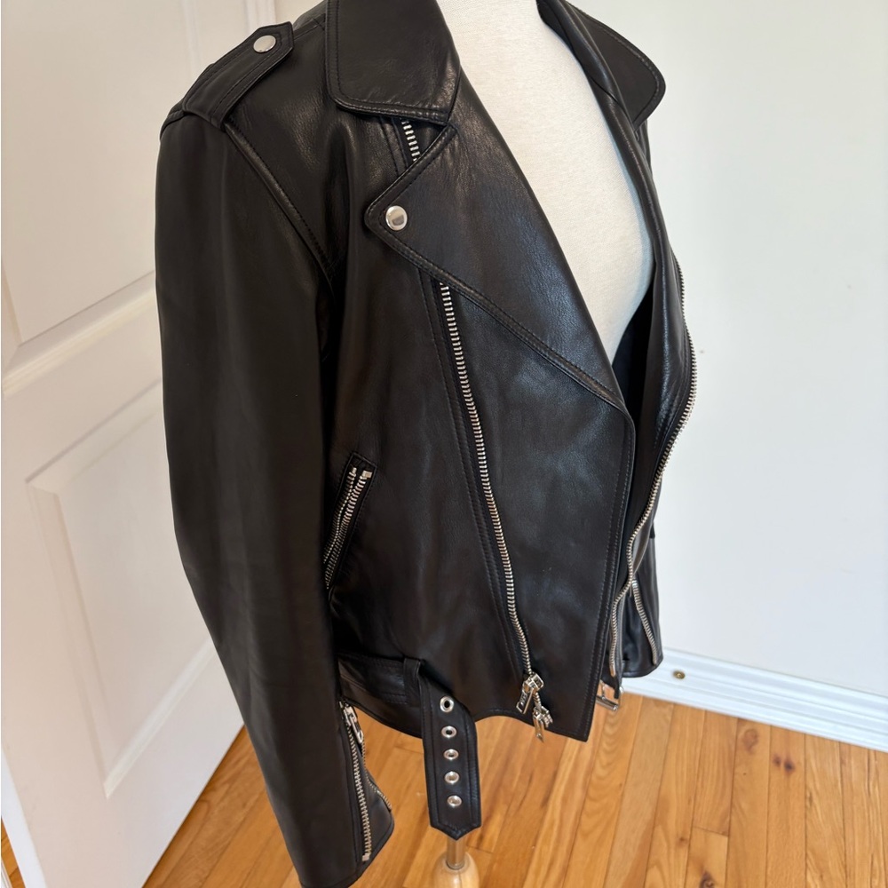 3.1 Phillip Lim Black Leather Moto Jacket